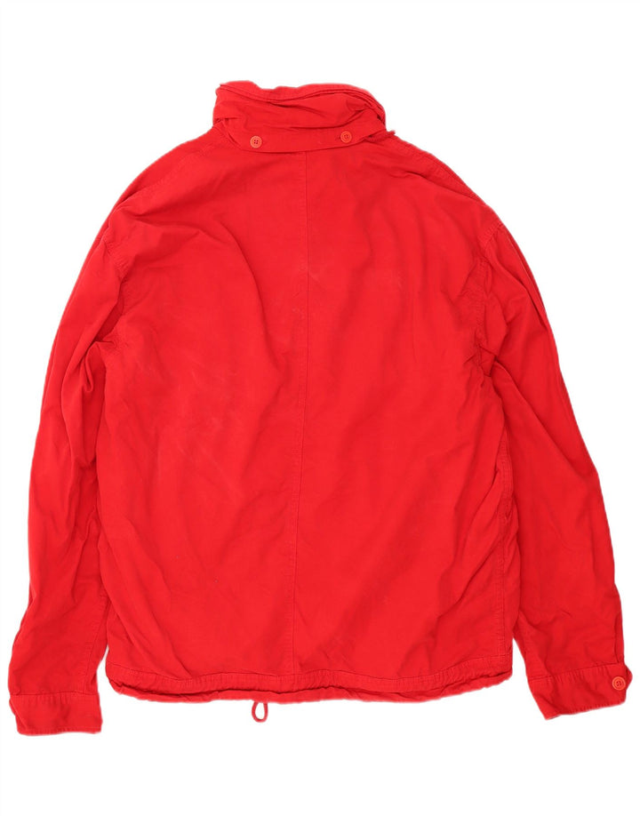 Jachetă vintage cu glugă pentru bărbați UK 42 XL roșu