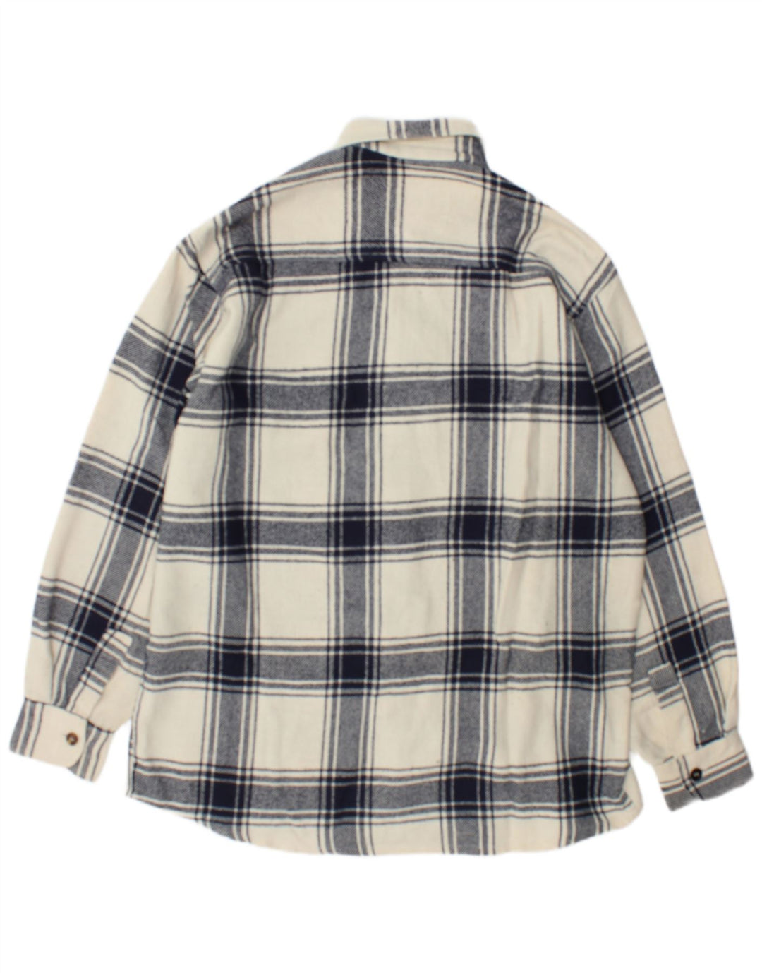 Cămașă de flanel pentru bărbați Junior.D, XL, în carouri alb