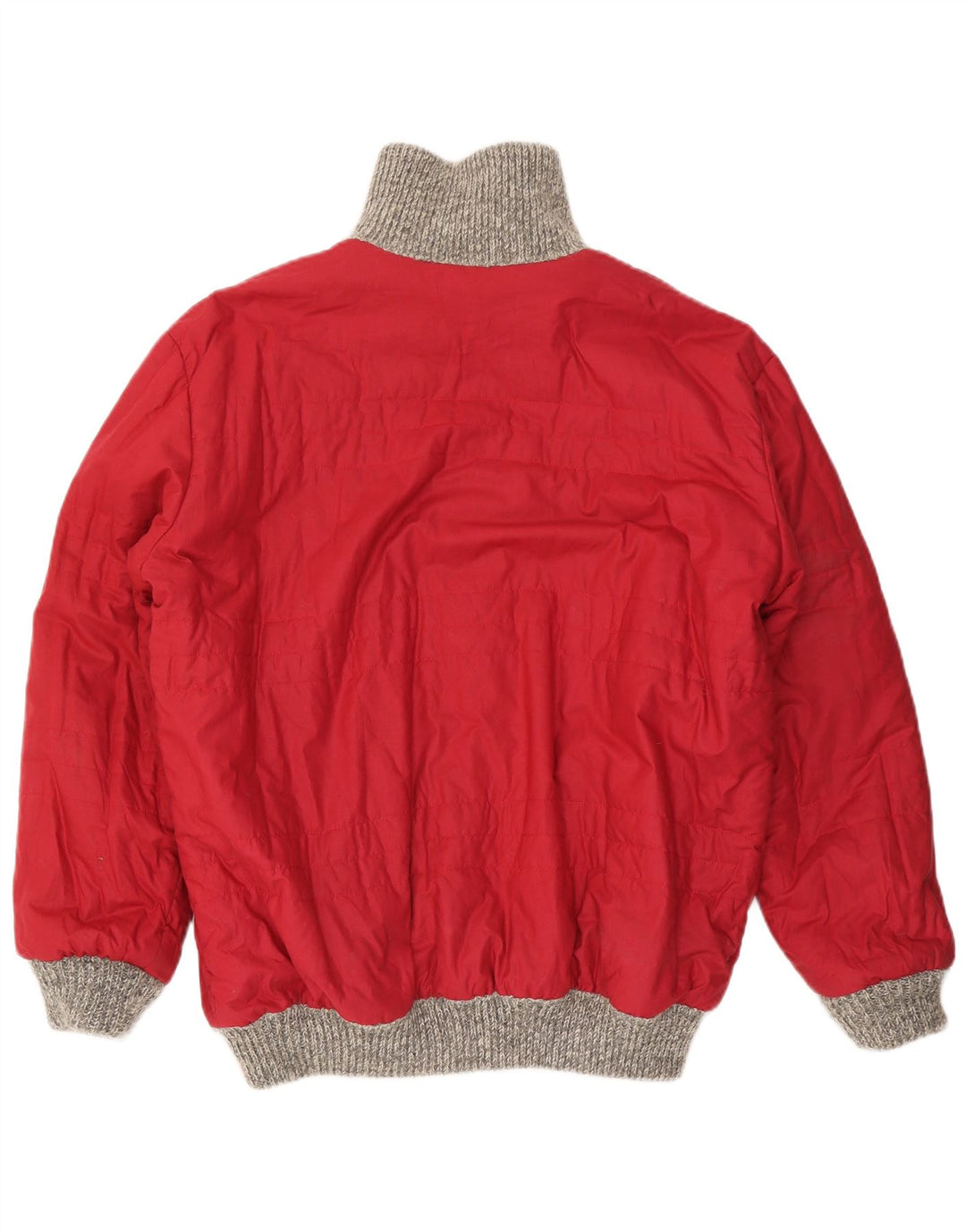 Jachetă reversibilă din tricot pentru bărbați Silvy UK 40 mare, gri, geometrică