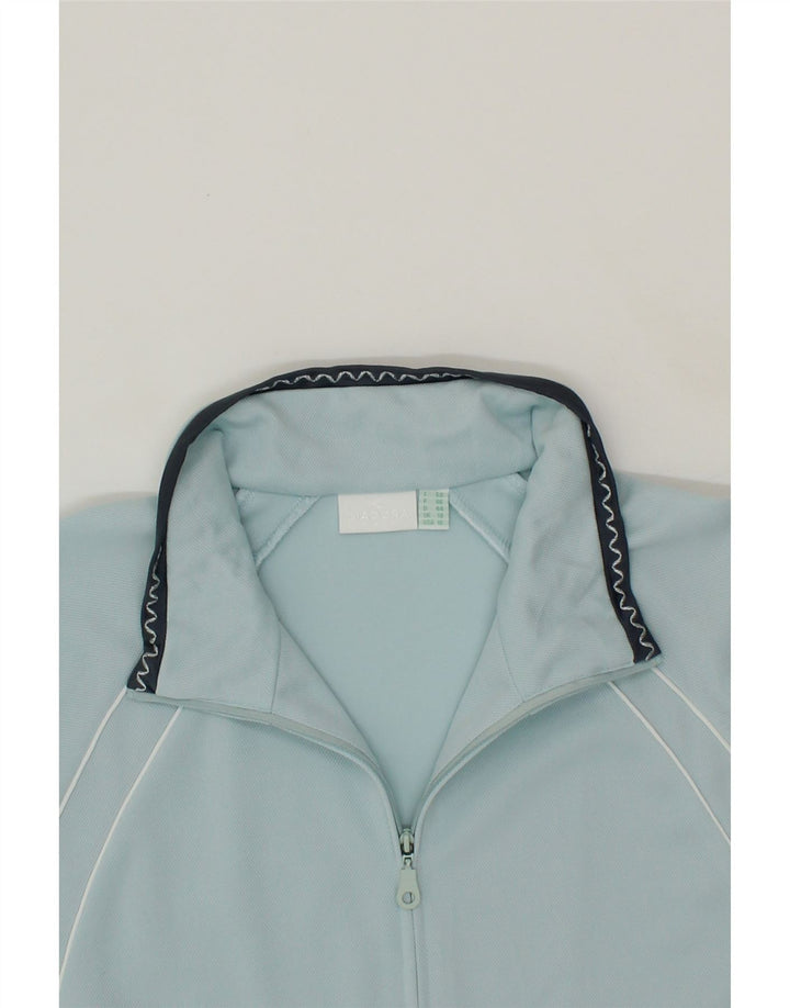 DIADORA Womens Tracksuit Top Jacket UK 18 XL Turquoise Polyester Vintage Diadora and Second-Hand Diadora from Messina Hembry 