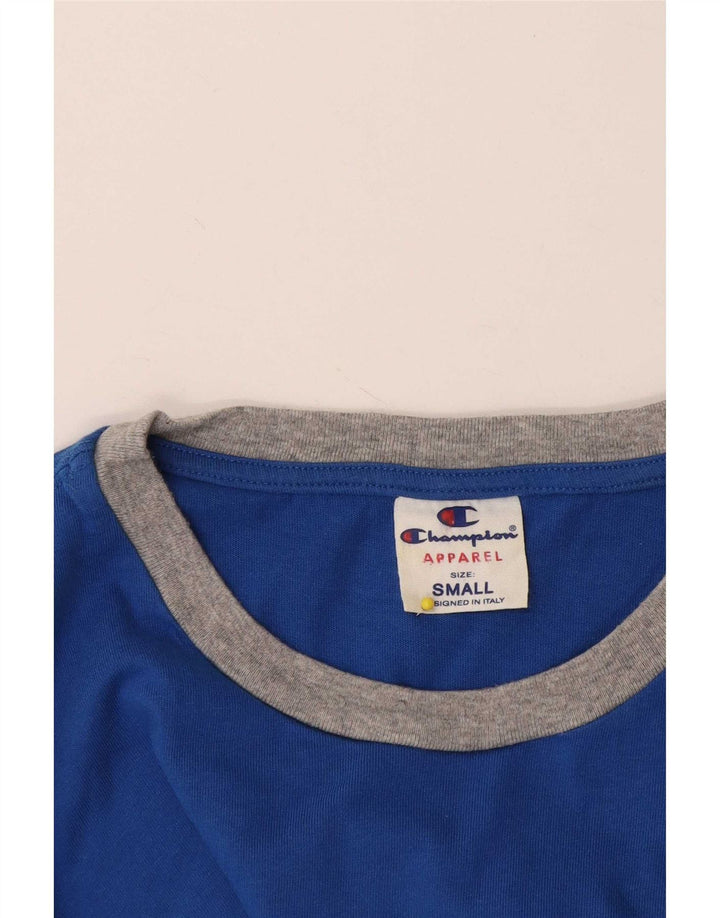 Tricou grafic pentru bărbați Champion Top mic albastru Colorblock