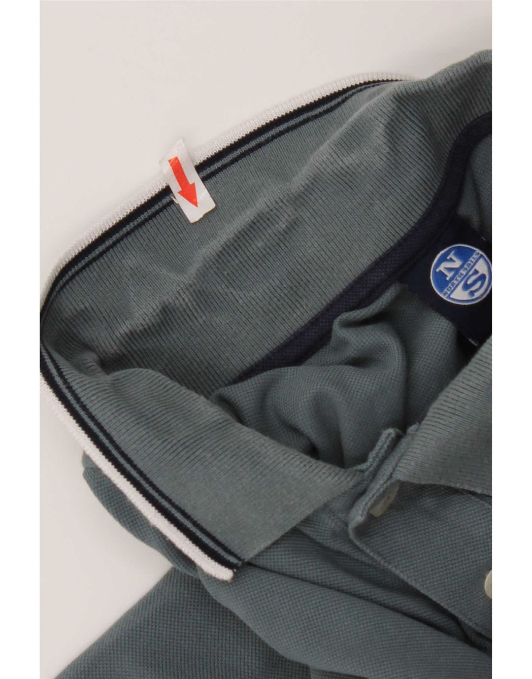 Tricou polo North Sails pentru bărbați, bumbac gri mediu