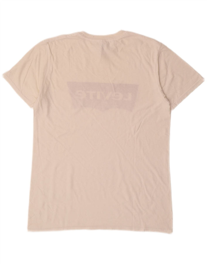 Tricou grafic LEVI'S pentru bărbați Top Medium White Bumbac