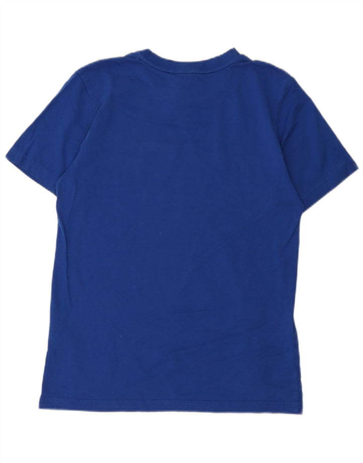 Tricou grafic pentru bărbați Adidas Top mic, albastru, bumbac
