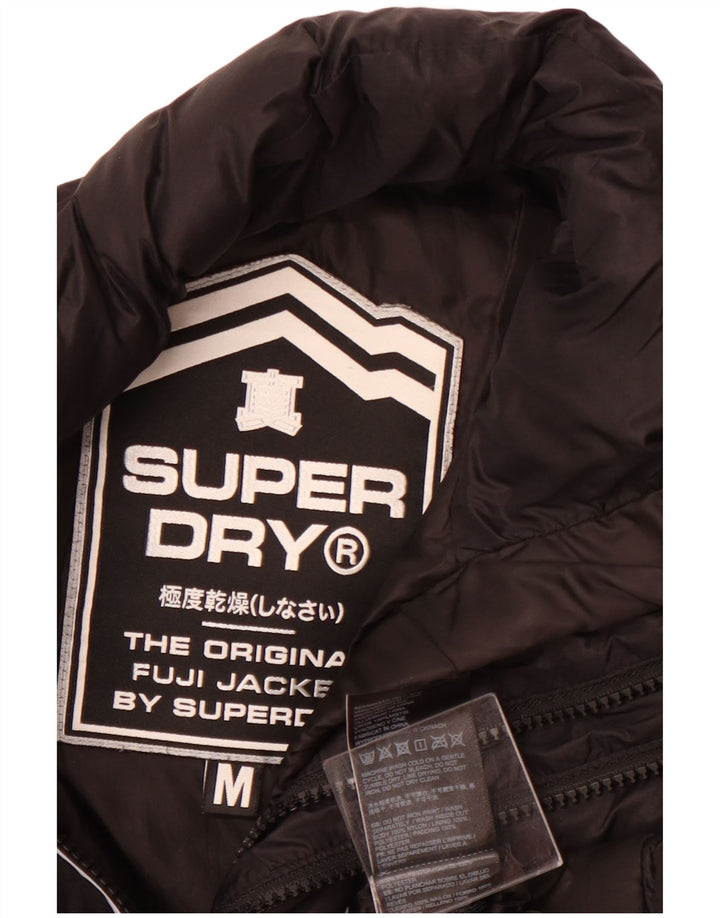 Jachetă căptușită pentru bărbați Superdry UK 38 Medium Black Nylon