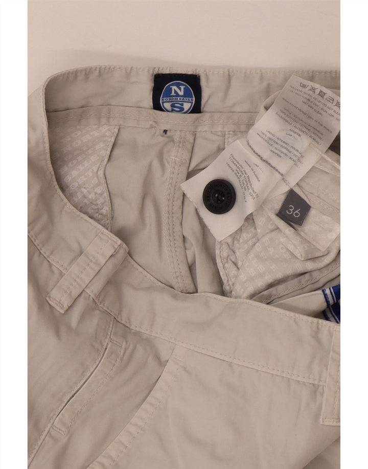 Pantaloni scurți chino North Sails pentru bărbați W36, bumbac, bej, mari