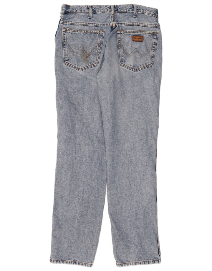 Blugi drepte pentru bărbați Wrangler Texas W33 L32 Bumbac albastru