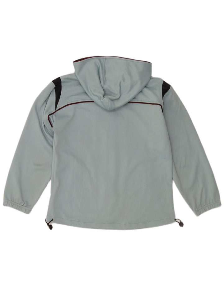 Trening pentru bărbați Asics Jachetă de top cu glugă, albastru, poliester color bloc