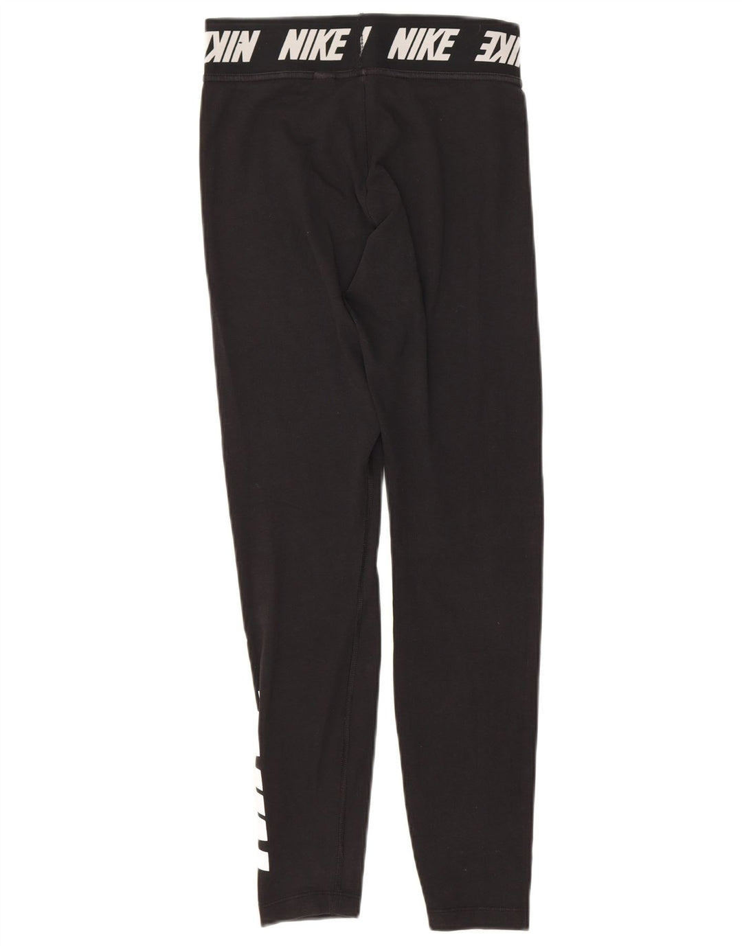 Leggings grafic Nike pentru femei UK 8 Small Black Bumbac