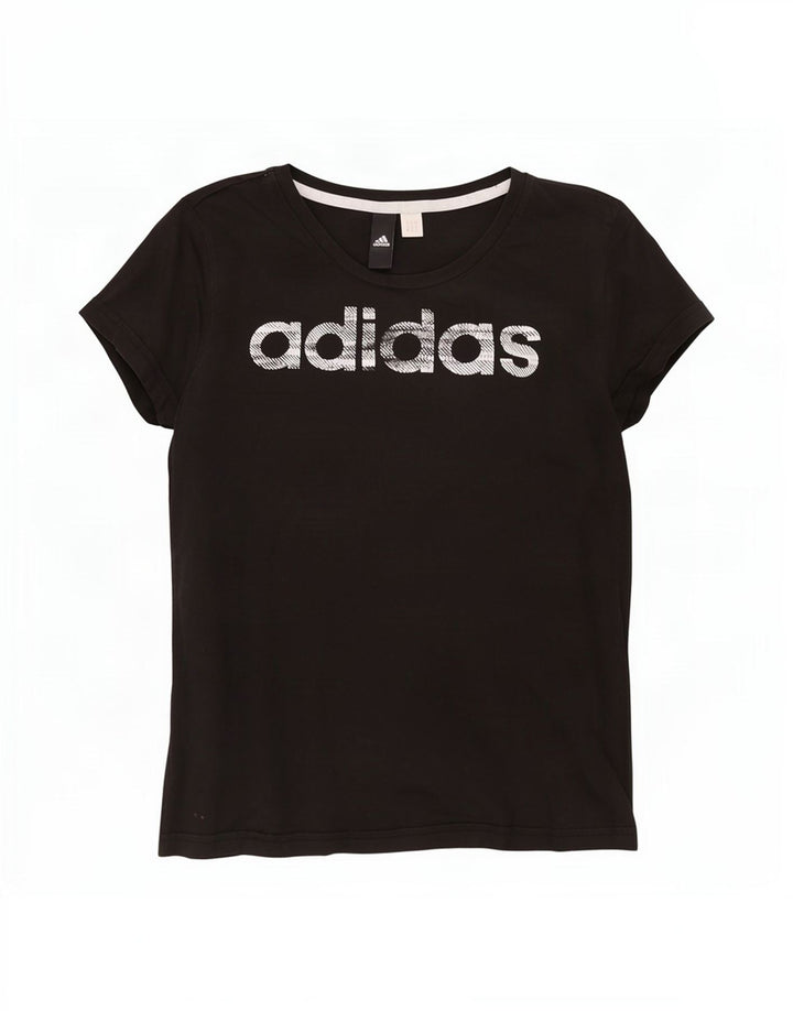 Tricou grafic Adidas pentru femei Top UK 12 Medium Negru