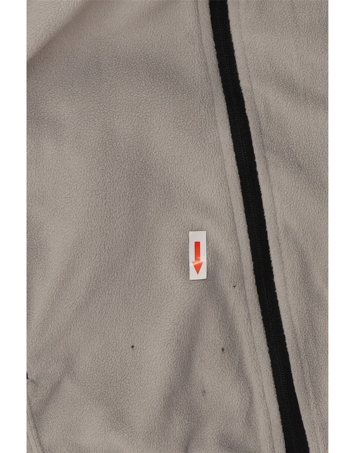 Jachetă fleece pentru femei TRUSSARDI UK 18 XL poliester gri