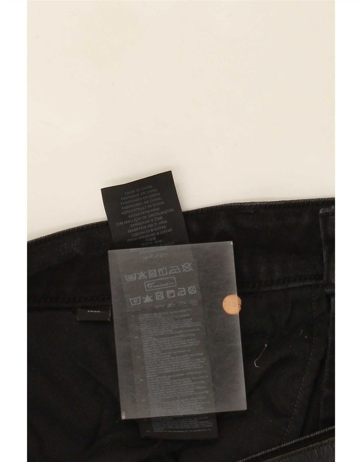Blugi G-Star 3301 Slim pentru bărbați W38 L34 bumbac negru