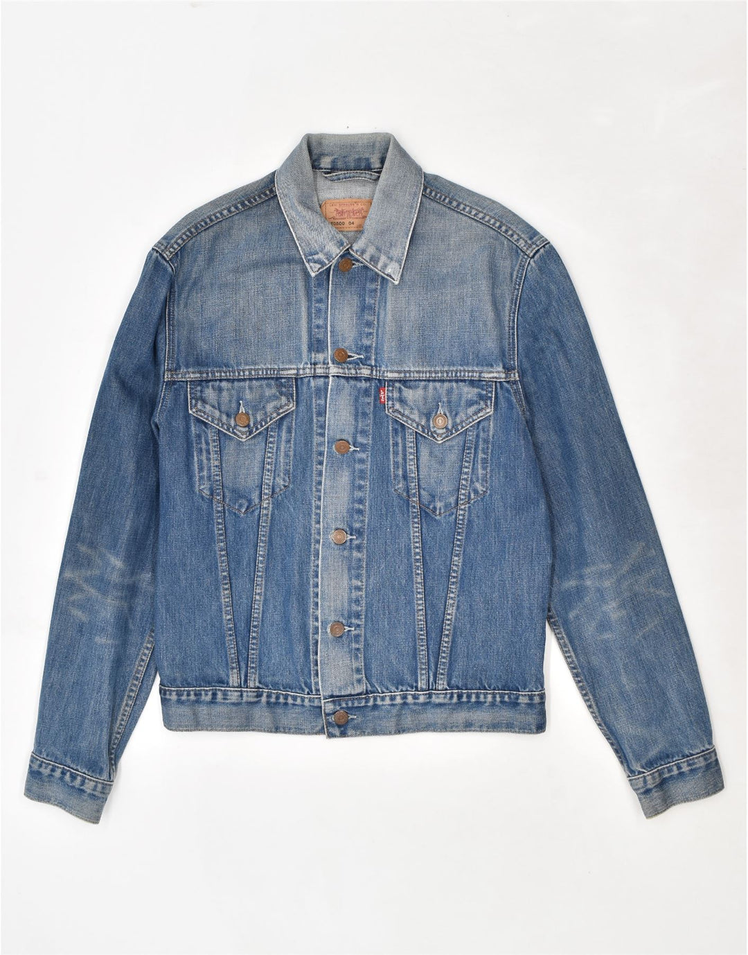 Jachetă de blugi pentru femei LEVI'S UK 14, mare, albastru, bumbac