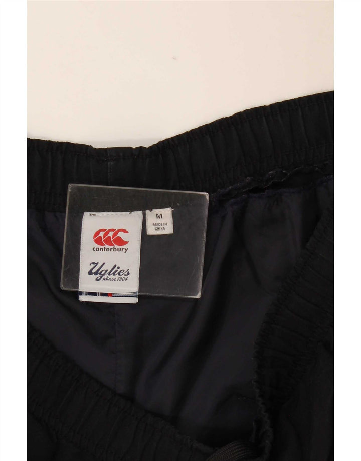 Pantaloni de trening grafic Canterbury pentru bărbați, negru mediu