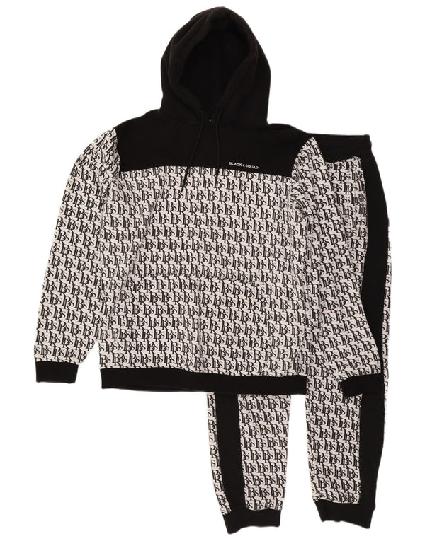 Trening complet pentru bărbați BLACK SQUAD, cu croială obișnuită, XL, alb, bloc de culoare