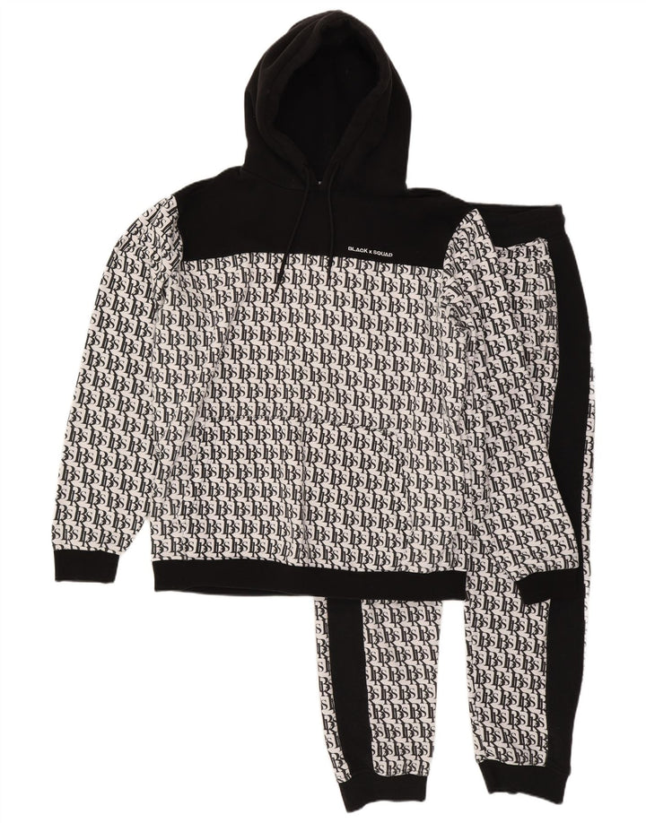 Trening complet pentru bărbați BLACK SQUAD, cu croială obișnuită, XL, alb, bloc de culoare