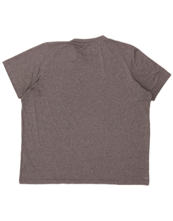 Tricou pentru bărbați Reebok Top 2XL poliester cu pături gri