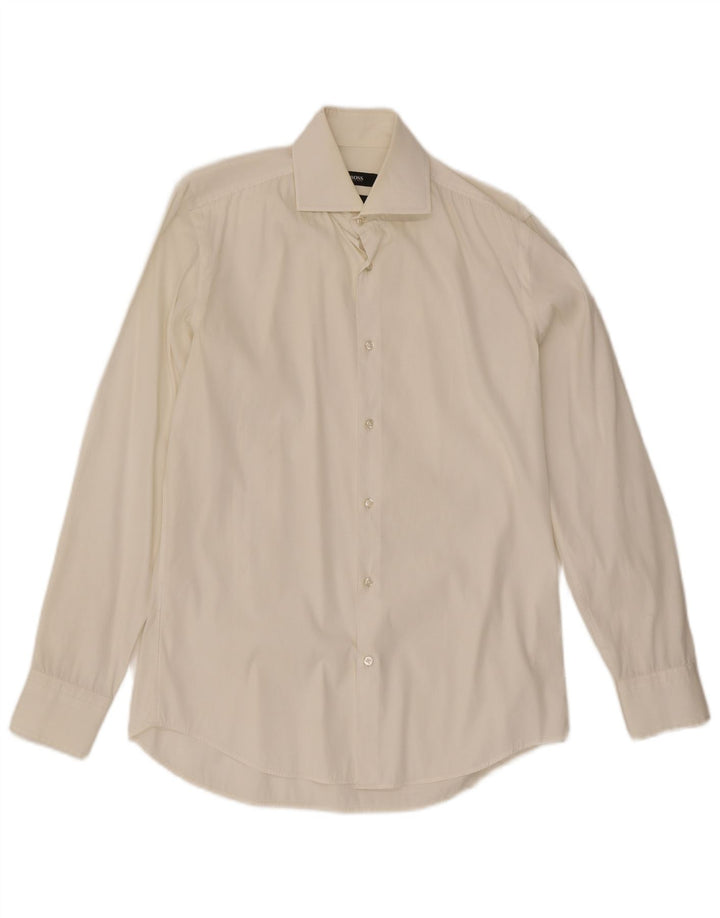 Cămașă pentru bărbați Hugo Boss Slim Fit Medium Off White