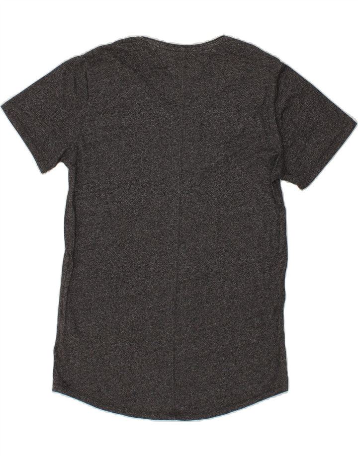 TOMMY HILFIGER Mens T-Shirt Top Small Grey Flecked Vintage Tommy Hilfiger and Second-Hand Tommy Hilfiger from Messina Hembry 