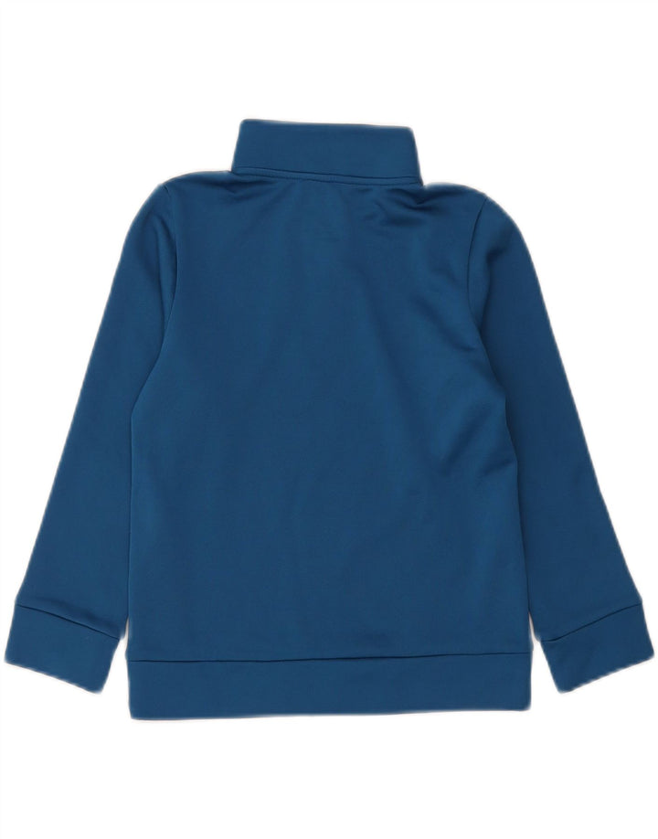 Pulover pentru băieți Under Armour, cu fermoar și gât, 6-7 ani XS, albastru, poliester