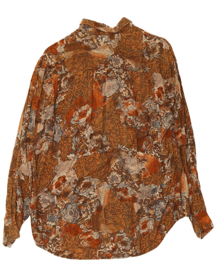 Cămașă Vintage bărbați Mic Maro Floral