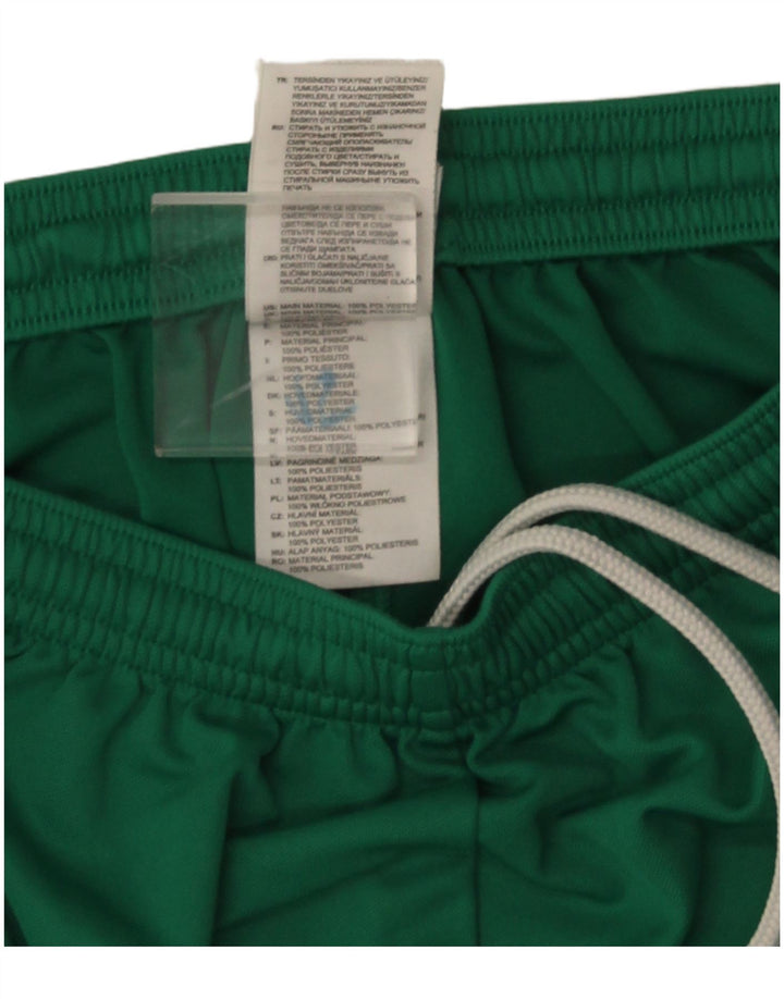 Pantaloni scurți sport pentru bărbați Adidas Climalite, poliester verde mediu