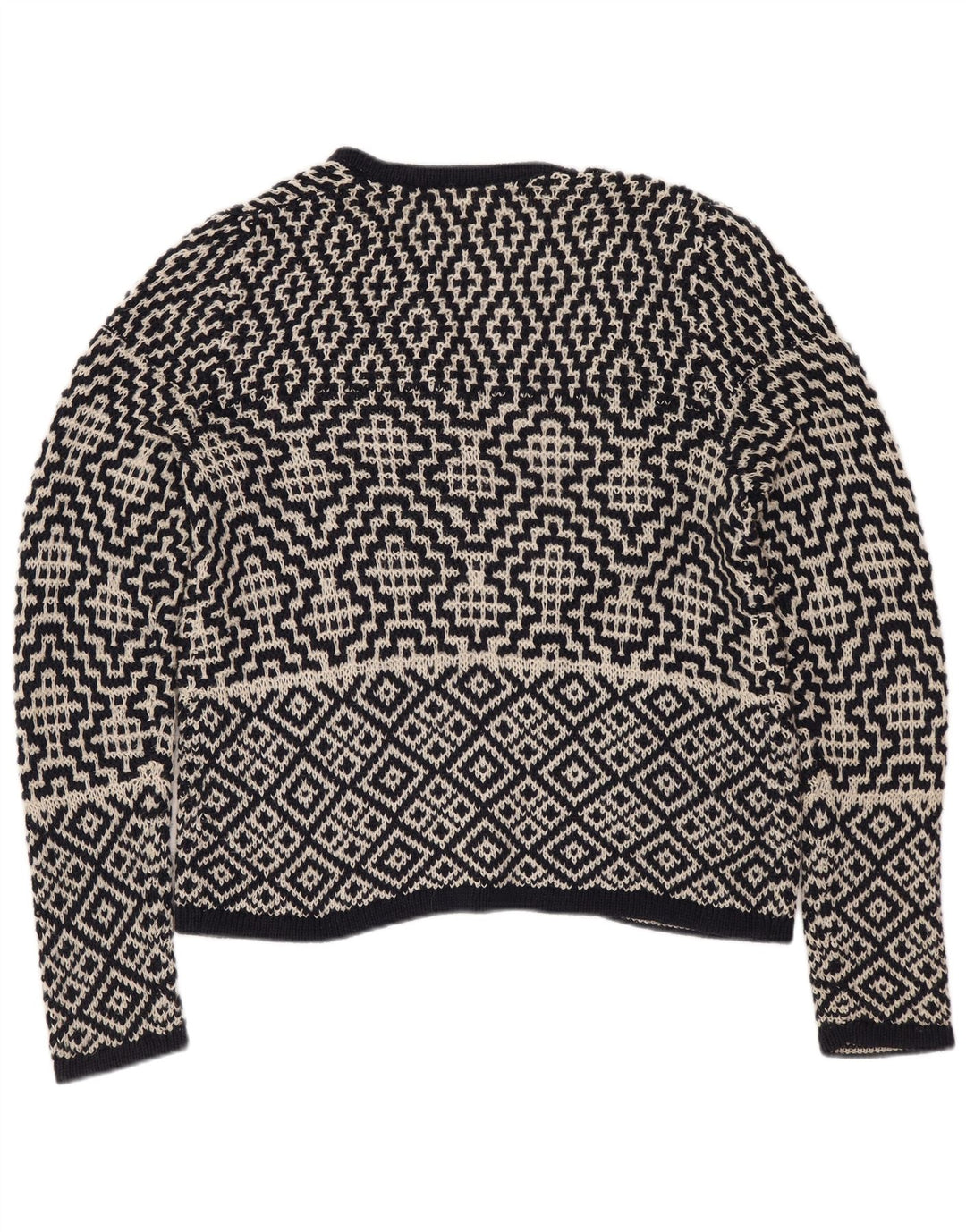 White Stuff Pulover cardigan supradimensionat pentru femei UK 8 Small Bleumarin