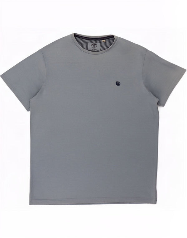 Fat Face Bărbați Tricou Top Medium Blue Bumbac