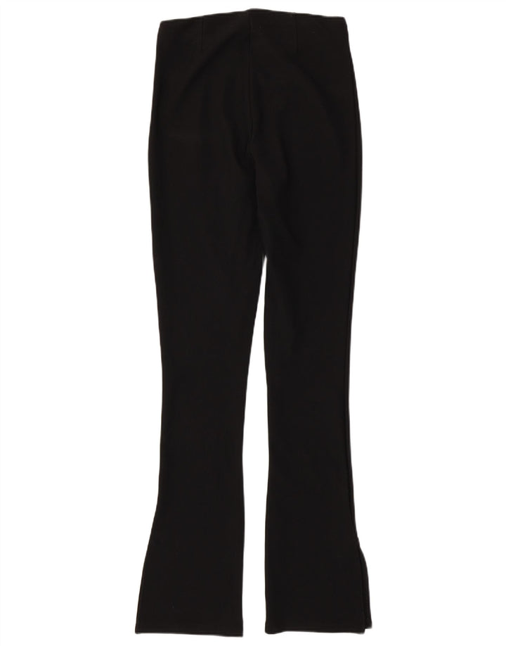 Pantaloni casual pentru femei Flare Zara Mediu L28 L32 Negri