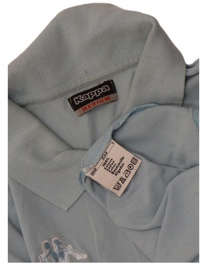 Tricou polo Kappa pentru femei UK 12, bumbac albastru mediu