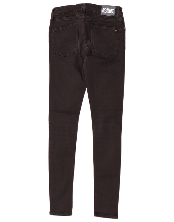 Blugi slim pentru băieți Tommy Hilfiger 13-14 ani W28 L30 bumbac negru