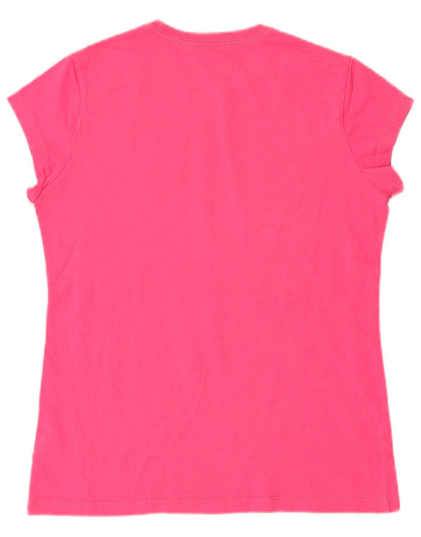 Tricou grafic Nike pentru fete Top 13-14 ani XL bumbac roz