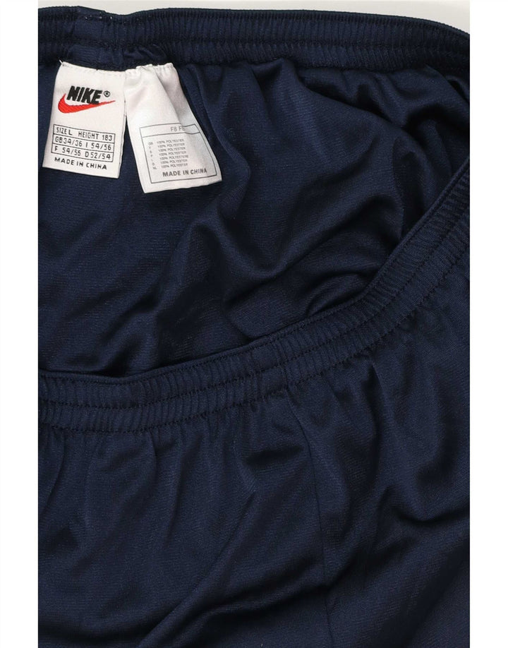 Pantaloni scurți sport Nike pentru bărbați, mari, albastru, poliester