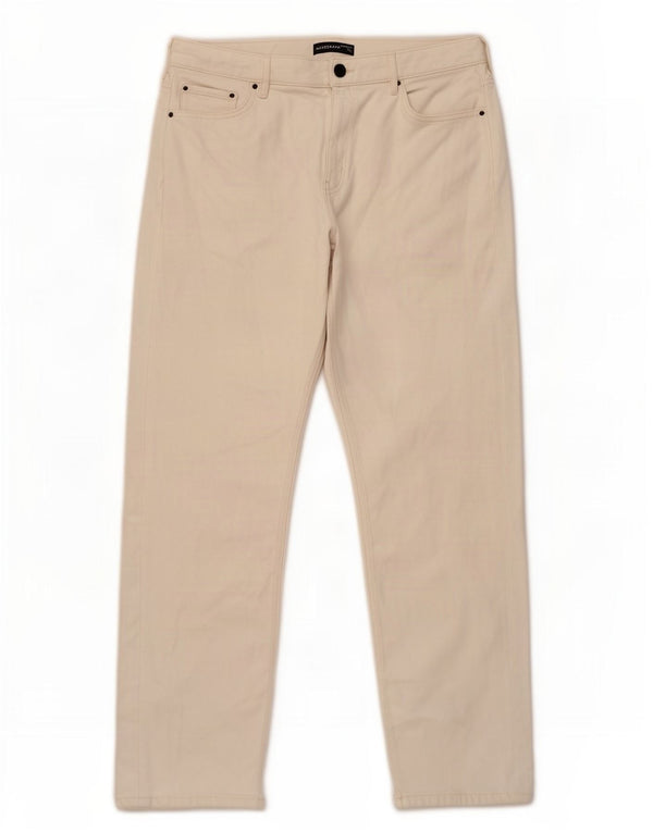 Marks & Spencer Blugi drepti autograf pentru femei UK 16 Large W34 L28 White