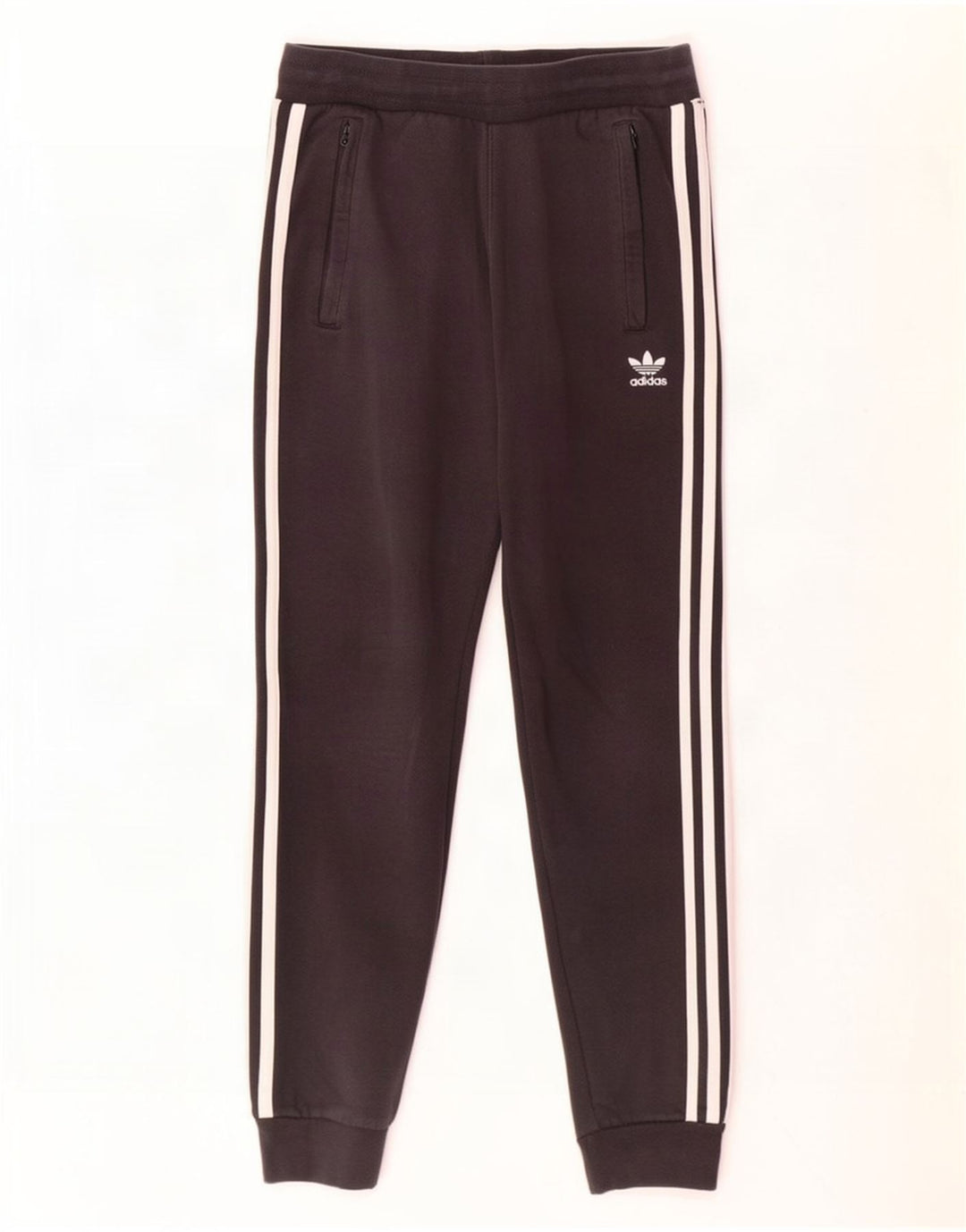 Pantaloni de trening pentru bărbați Adidas Pantaloni de jogging, bumbac mediu negru