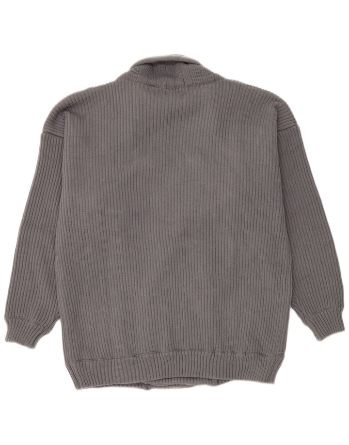 Cardigan Vintage pentru bărbați, XL, gri