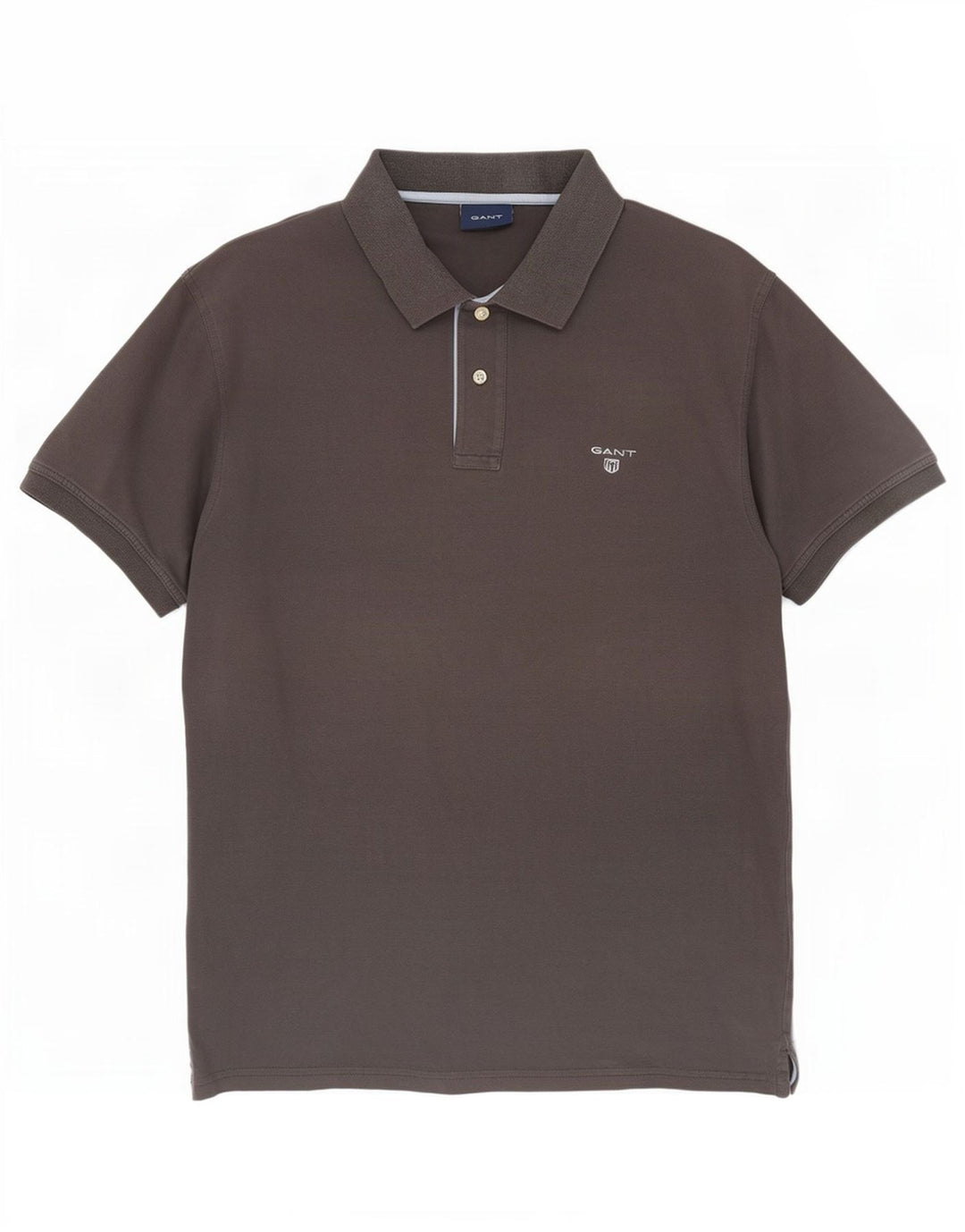 Tricou polo pentru bărbați Gant, mare, gri, bumbac