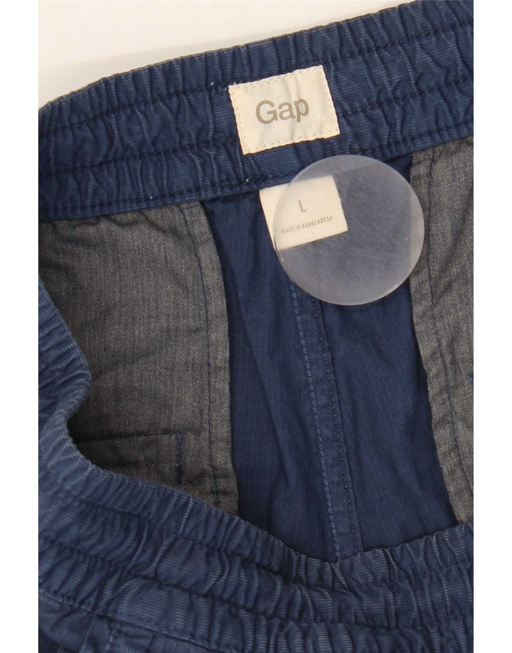 Pantaloni scurți chino pentru bărbați Gap, mari W36, bumbac bleumarin