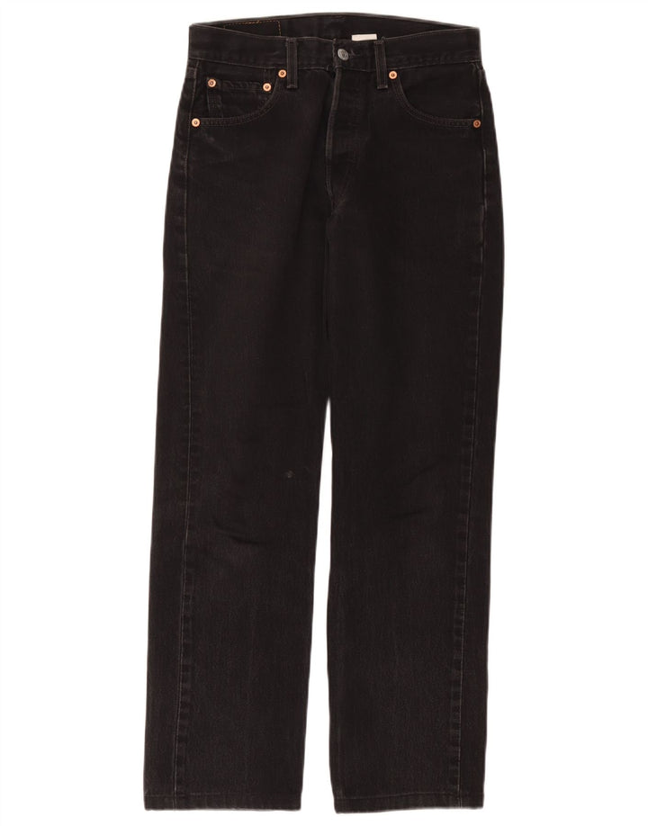 Blugi drepti pentru femei Levi's 501 W29 L28 bumbac negru
