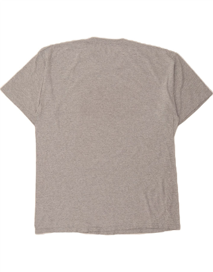 HURLEY Mens Graphic T-Shirt Top Large Grey Cotton Vintage Hurley and Second-Hand Hurley from Messina Hembry 