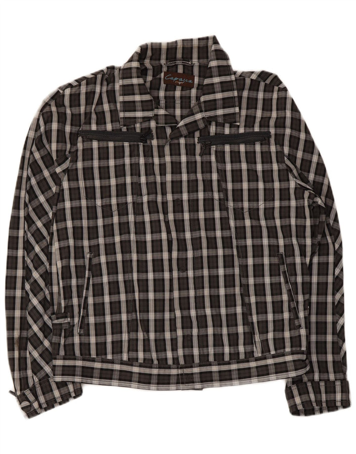 Jachetă Bomber Vintage pentru femei UK 20 2XL Gri din poliamidă