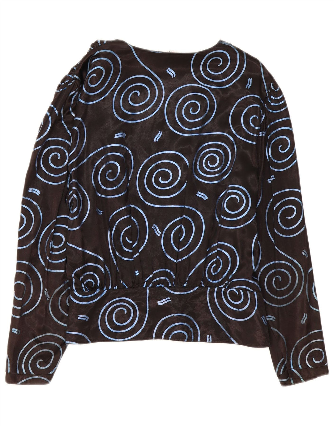 Bluză cămașă cu model abstract pentru femei TRU IT 42 Medium Black