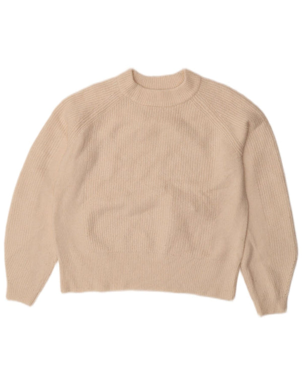Pulover pentru femei Marks & Spencer cu decolteu triplu UK 10 Small Off White