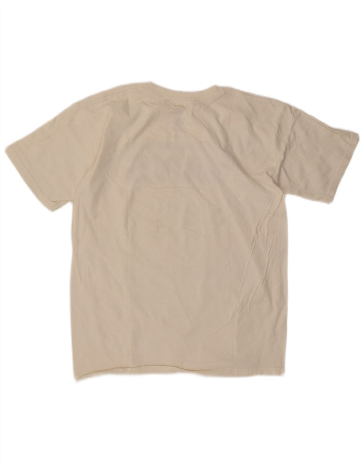 Tricou grafic Vans pentru bărbați Top mediu din bumbac alb
