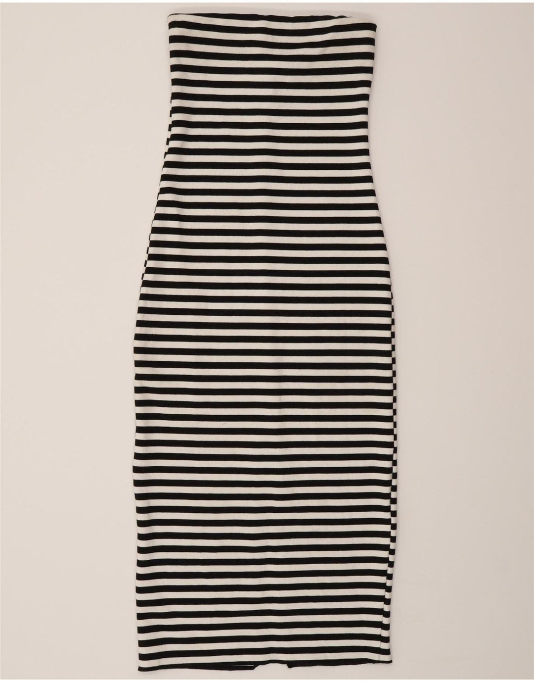 Rochie fără bretele pentru femei Zara UK 8 Mic cu dungi negre
