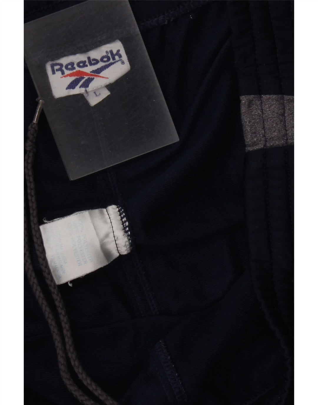 Pantaloni de trening pentru bărbați Reebok, mari, albastru, poliester color bloc
