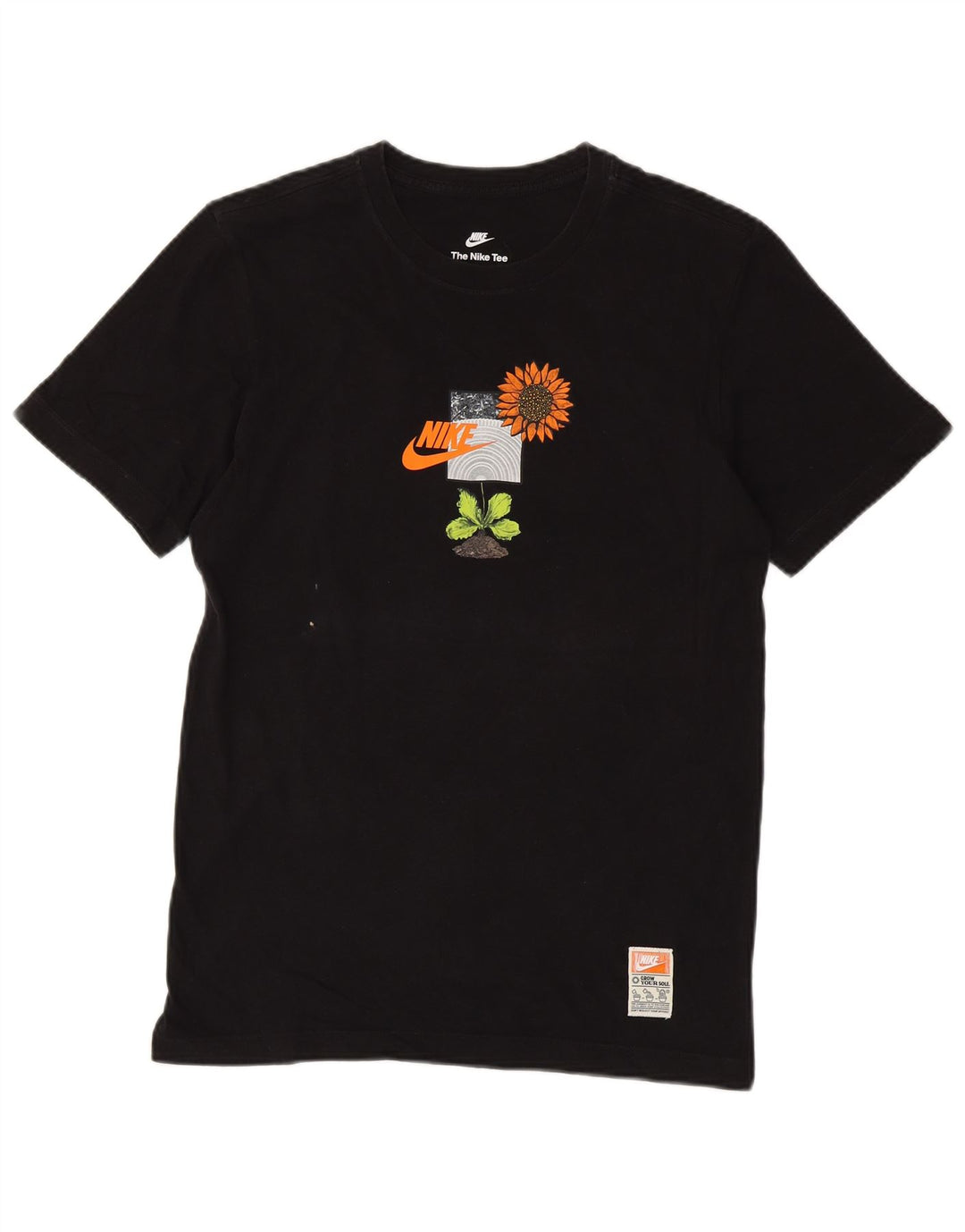 Tricou grafic pentru bărbați NIKE Top mic, negru, floral