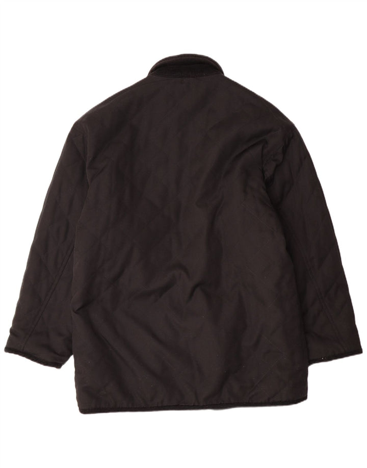 VINTAGE Jachetă pentru bărbați cu grafică reversabilă din lână UK 38 Medium Gri Fair Isle