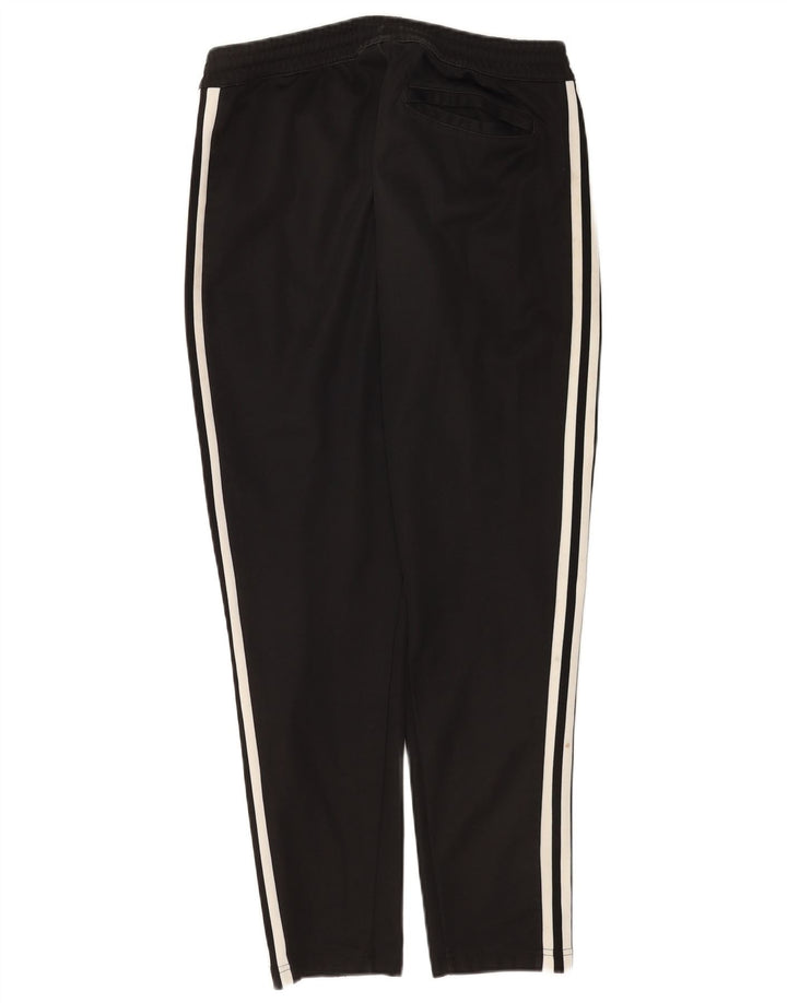 Pantaloni de trening Adidas pentru bărbați, bumbac mediu negru