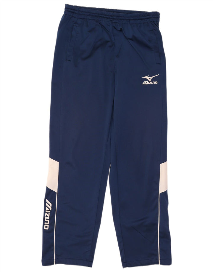 Pantaloni de trening grafic Mizuno pentru bărbați, mari, bleumarin, color block